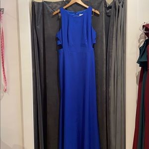 Theia Royal Blue crepe dress size 10